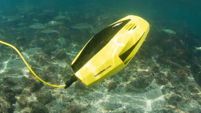 Preview image: Treasure hunting underwater: what the metal detector on the CHASING drone can do (German)